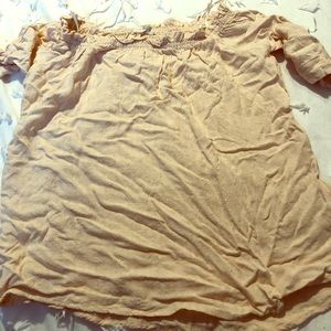 Jella C crinkle off the shoulder top